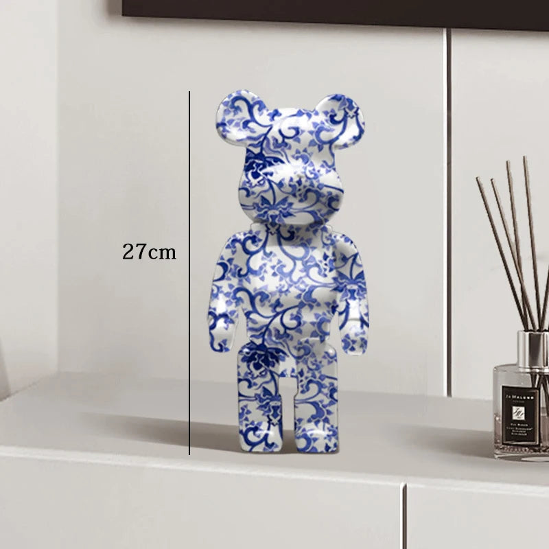 Exotic Graffiti Bear Collector’s Sculpture