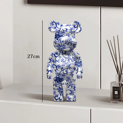 Exotic Graffiti Bear Collector’s Sculpture