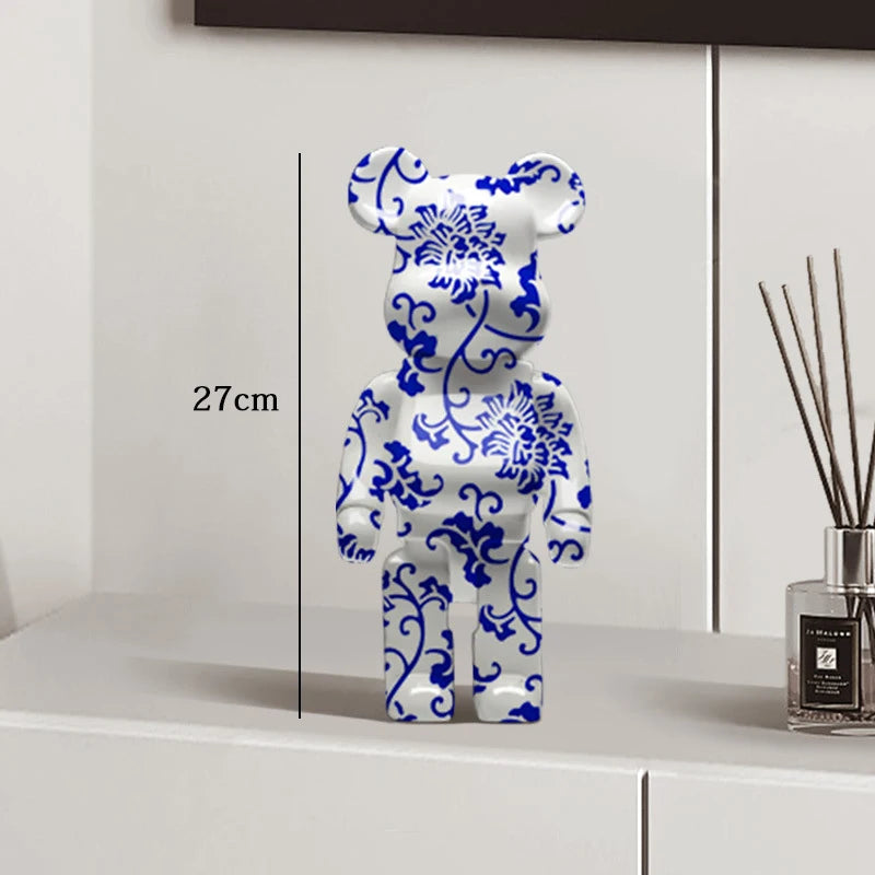 Exotic Graffiti Bear Collector’s Sculpture