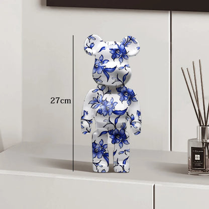 Exotic Graffiti Bear Collector’s Sculpture