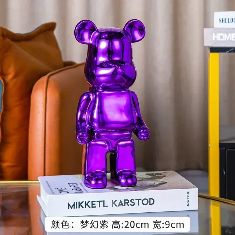 Exotic Urban Bear Statement Sculpture