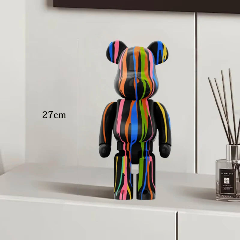 Exotic Graffiti Bear Collector’s Sculpture