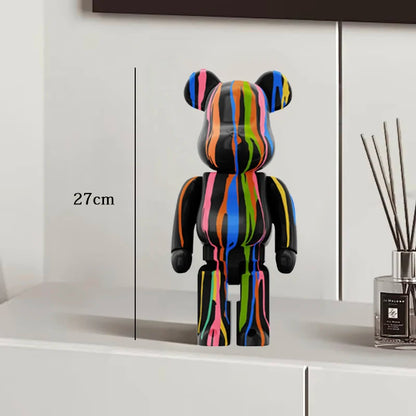 Exotic Graffiti Bear Collector’s Sculpture
