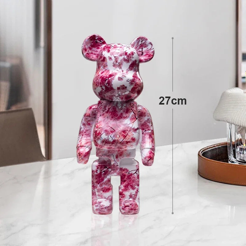 Exotic Graffiti Bear Collector’s Sculpture