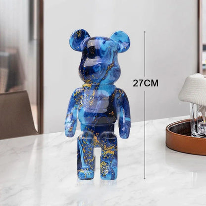 Exotic Graffiti Bear Collector’s Sculpture