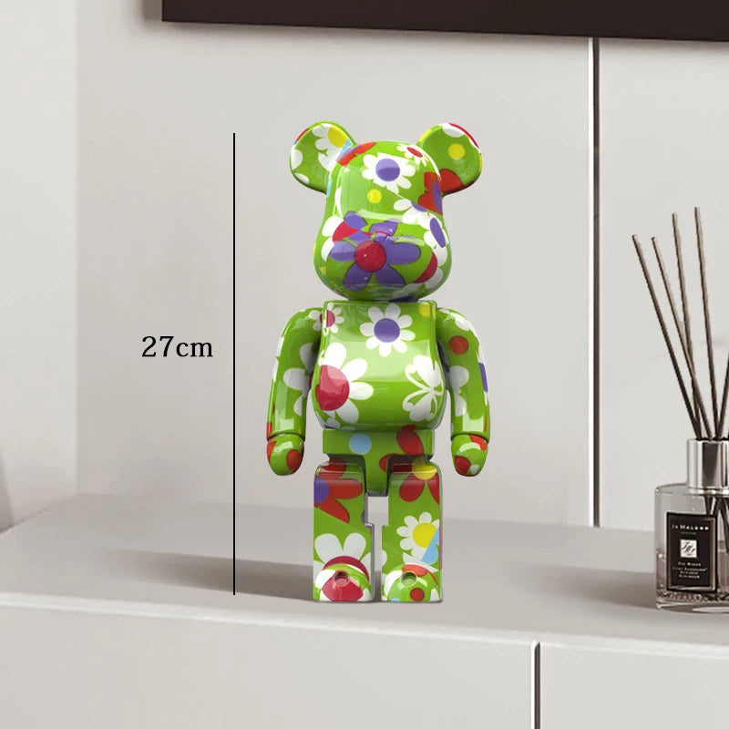 Exotic Graffiti Bear Collector’s Sculpture