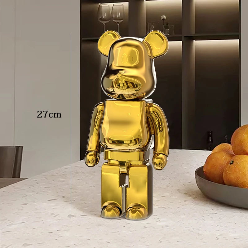 Exotic Graffiti Bear Collector’s Sculpture