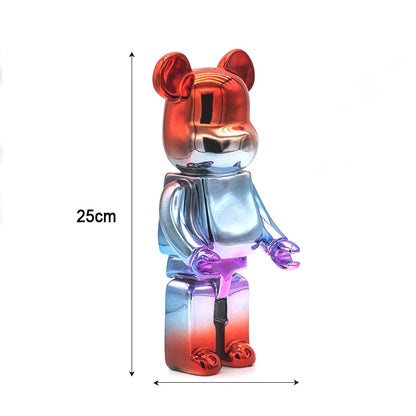 Exotic Graffiti Bear Collector’s Sculpture