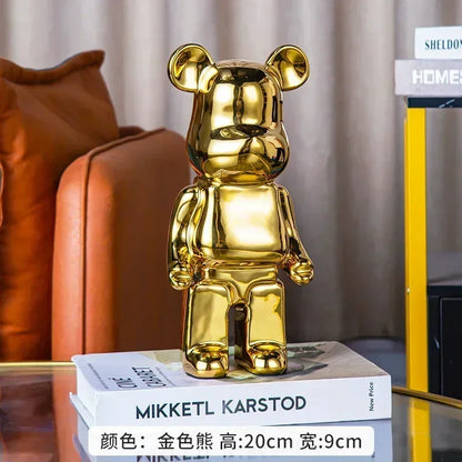 Exotic Urban Bear Statement Sculpture