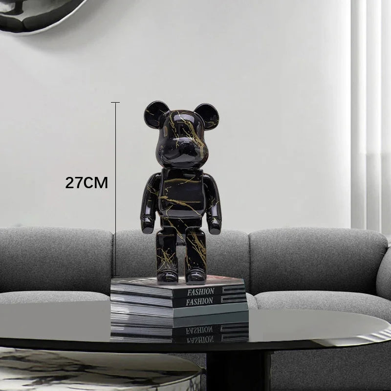 Exotic Graffiti Bear Collector’s Sculpture