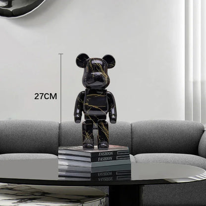 Exotic Graffiti Bear Collector’s Sculpture