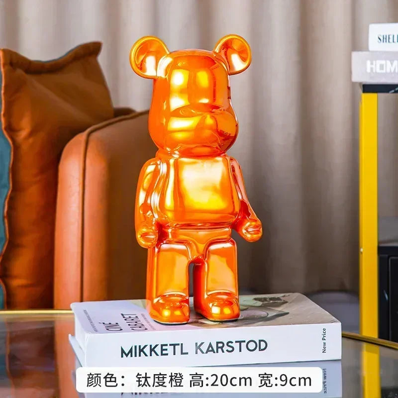 Exotic Urban Bear Statement Sculpture