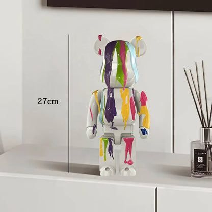 Exotic Graffiti Bear Collector’s Sculpture