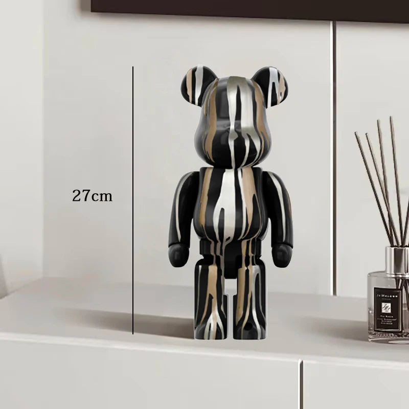 Exotic Graffiti Bear Collector’s Sculpture