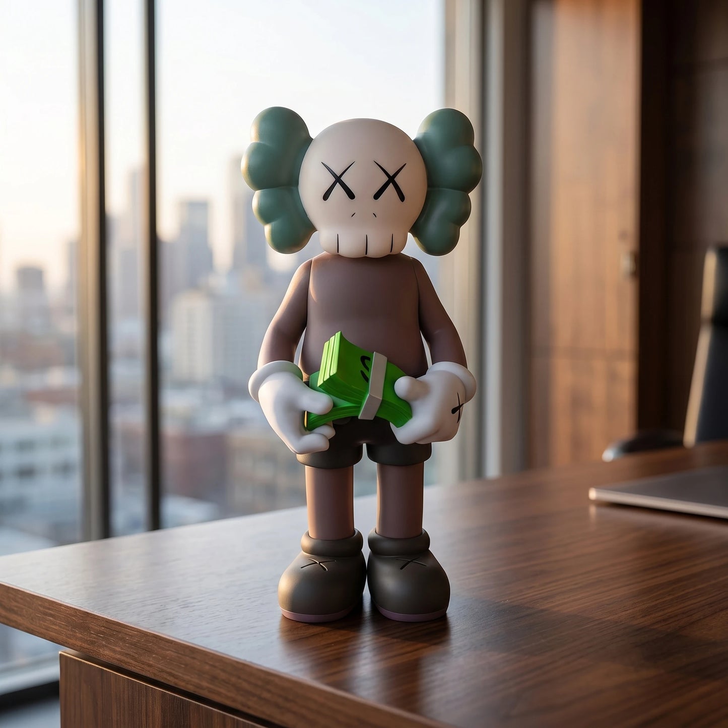 Exotic Street Art Bear Figurine