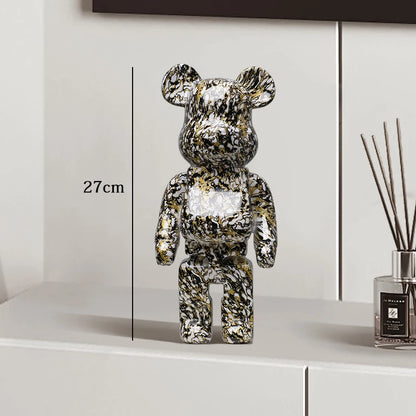 Exotic Graffiti Bear Collector’s Sculpture