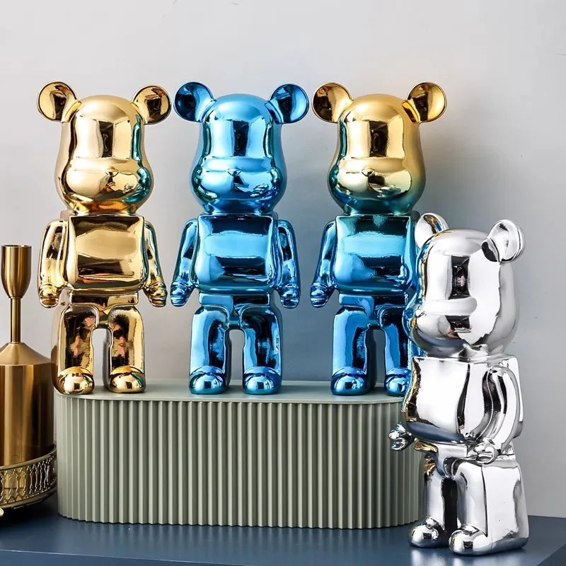 Exotic Urban Bear Statement Sculpture