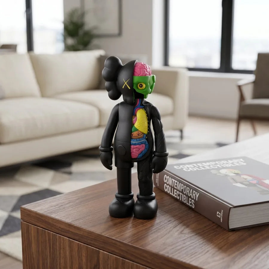 Exotic Street Art Bear Figurine